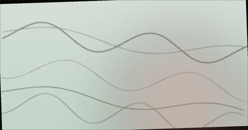 Charcoal wave pattern suggesting a message passing through a team