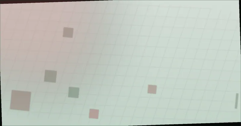 Charcoal grid pattern suggesting a smaller, more active playing area